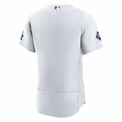 Los Angeles Dodgers Nike Home Sponsor Patch Authentic Jersey - White Jerseys