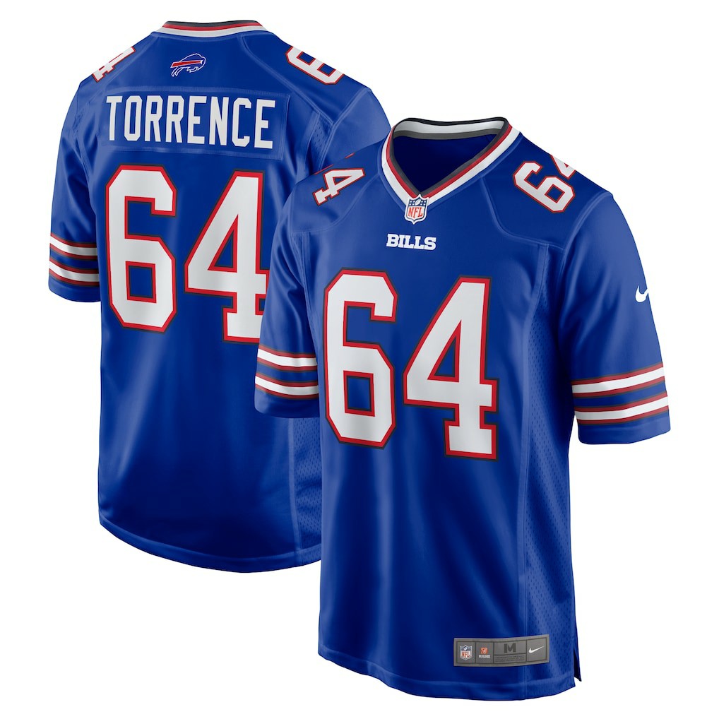 O'Cyrus Torrence Buffalo Bills Home Game Jersey - Royal Jerseys