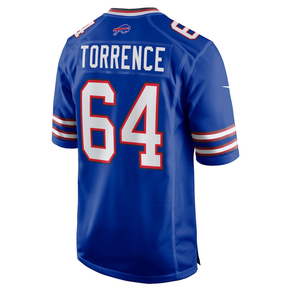 O'Cyrus Torrence Buffalo Bills Home Game Jersey - Royal Jerseys