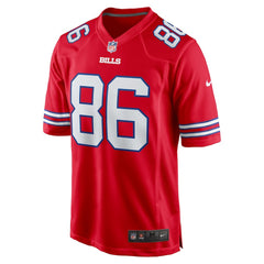 Dalton Kincaid Buffalo Bills Alternate Game Jersey - Red Jerseys