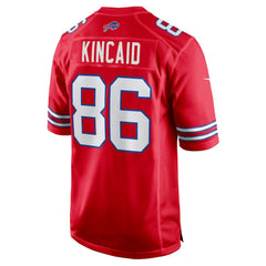 Dalton Kincaid Buffalo Bills Alternate Game Jersey - Red Jerseys