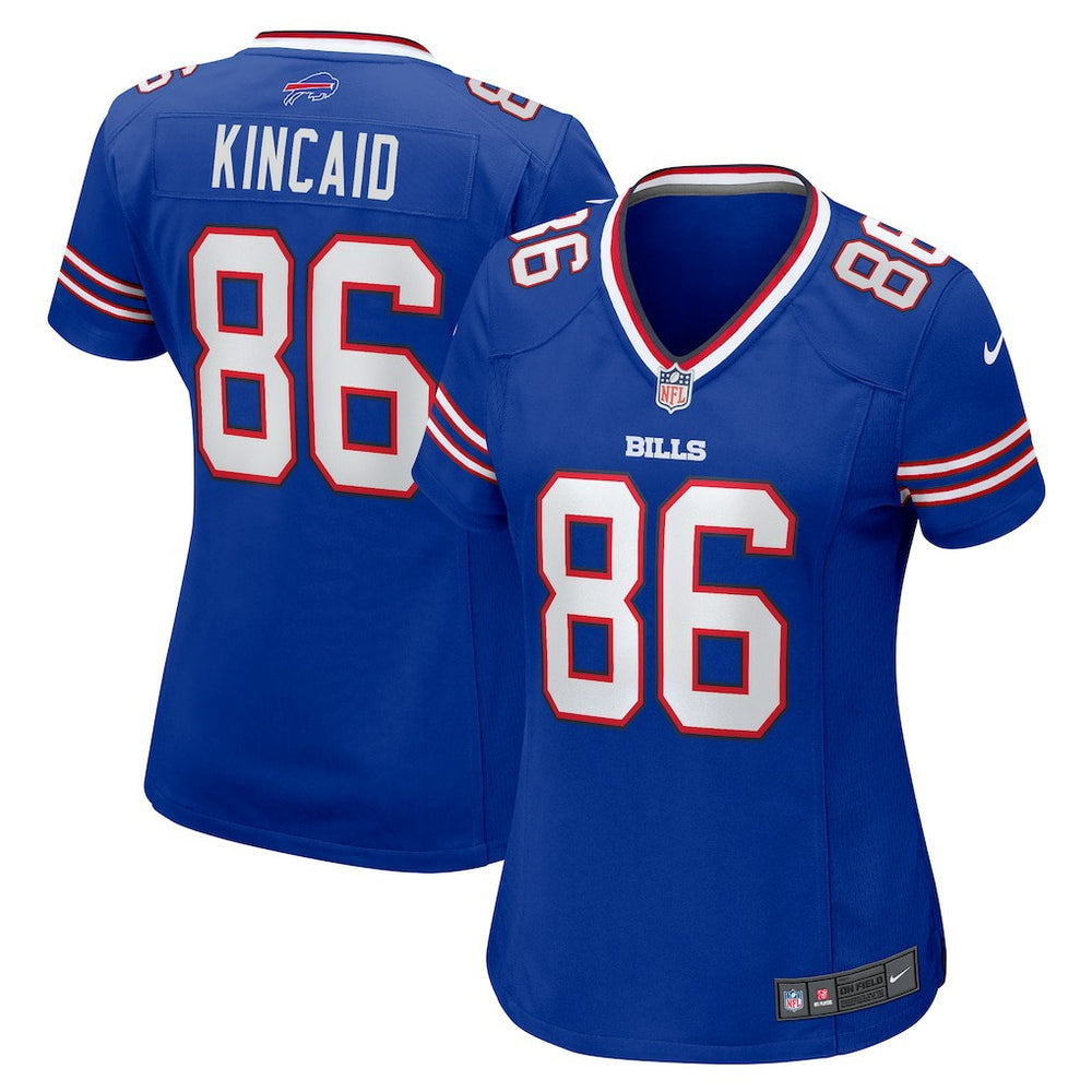 Dalton Kincaid Buffalo Bills Women's Home Game Jersey - Royal Jerseys