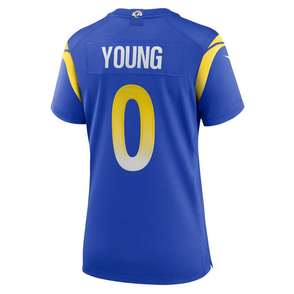 Byron Young Los Angeles Rams Women's Home Game Jersey - Royal Jerseys