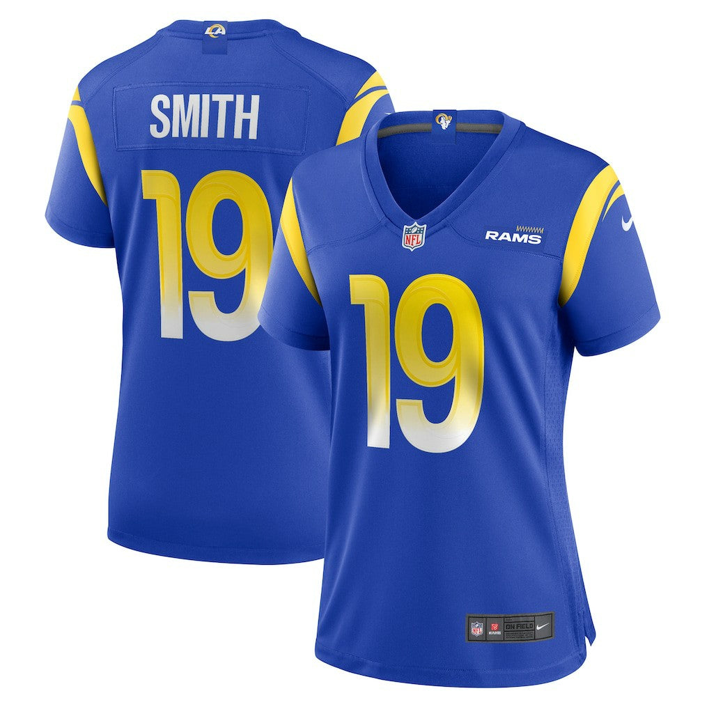 Xavier Smith Los Angeles Rams Women's Home Game Jersey - Royal Jerseys