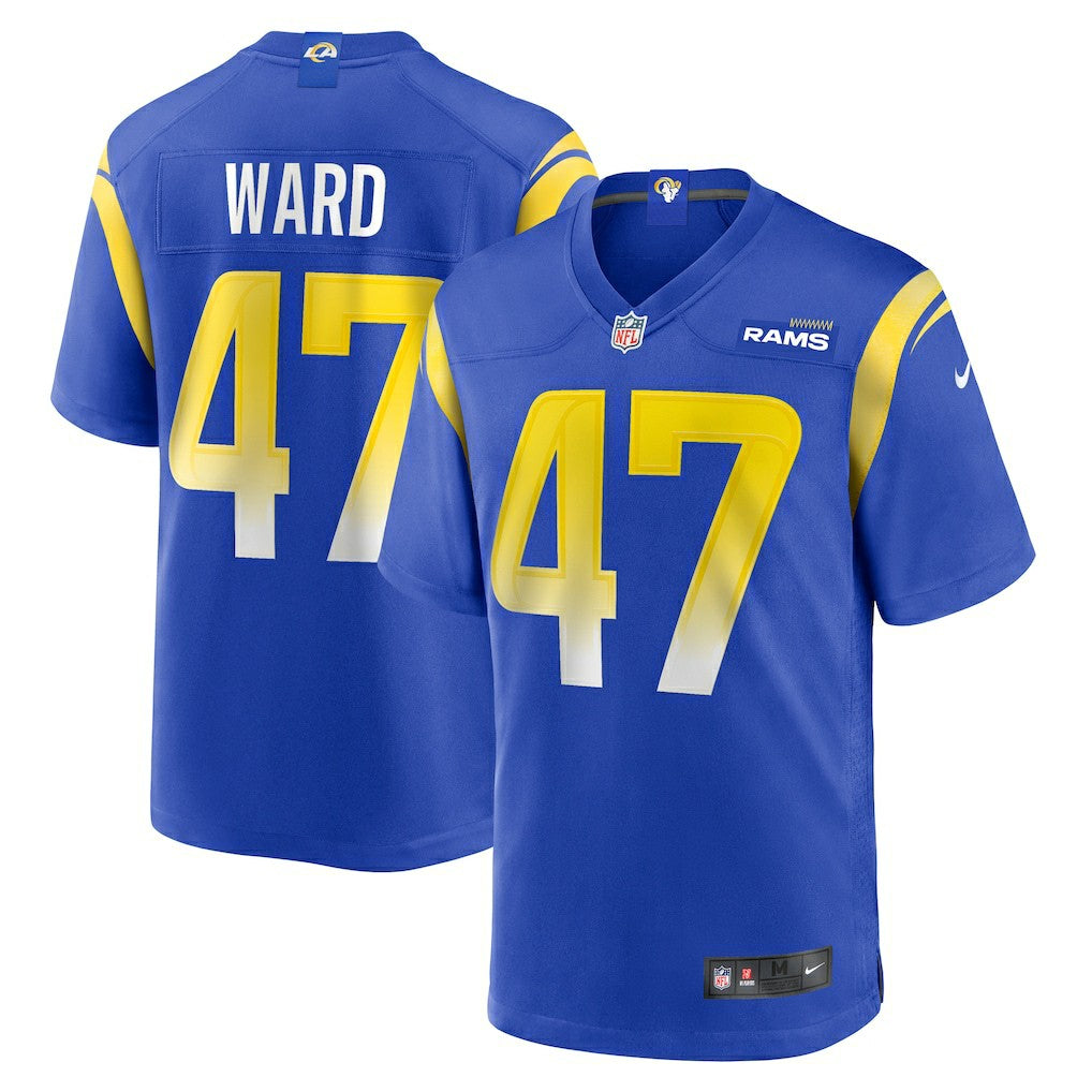 Alex Ward Los Angeles Rams Home Game Jersey - Royal Jerseys