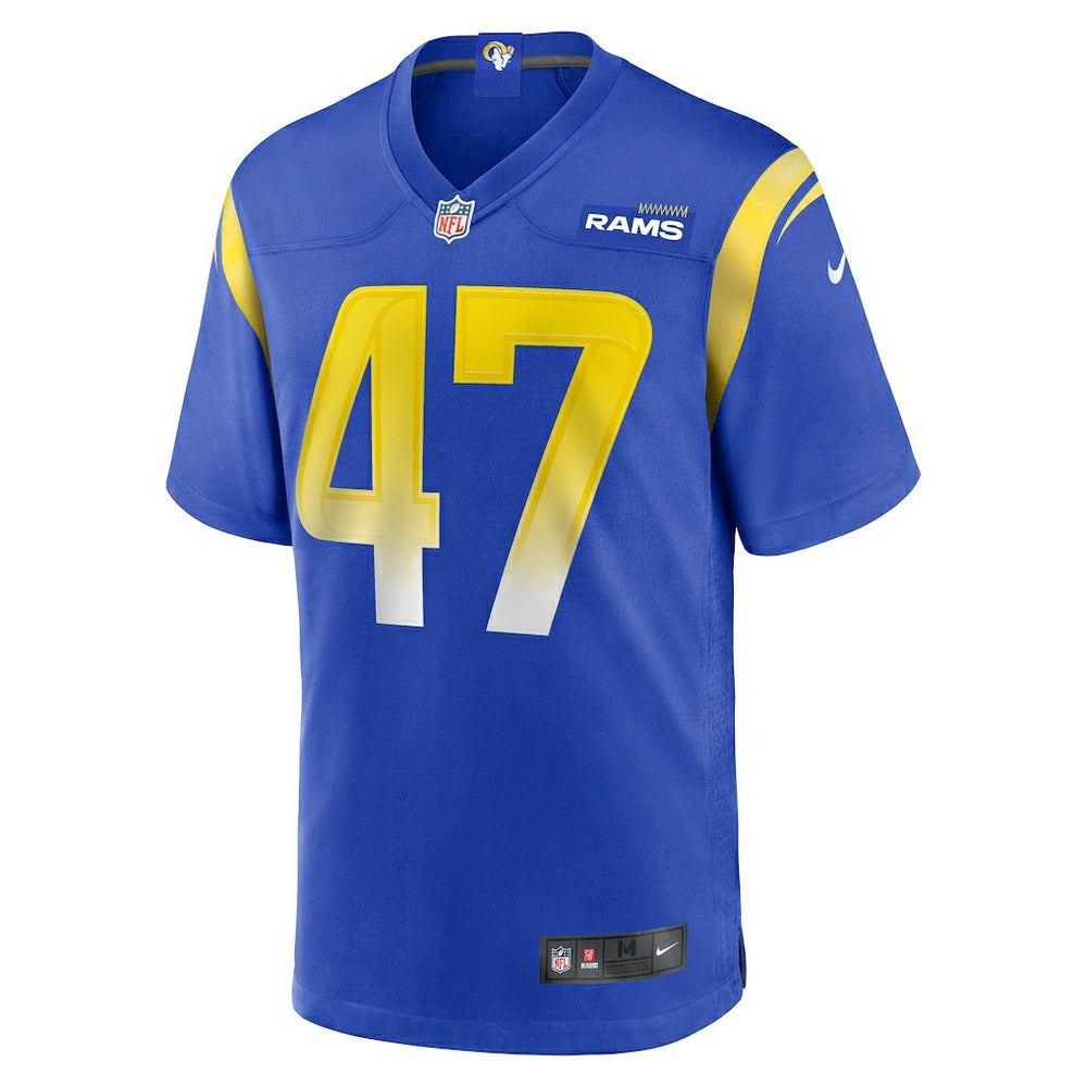 Alex Ward Los Angeles Rams Home Game Jersey - Royal Jerseys