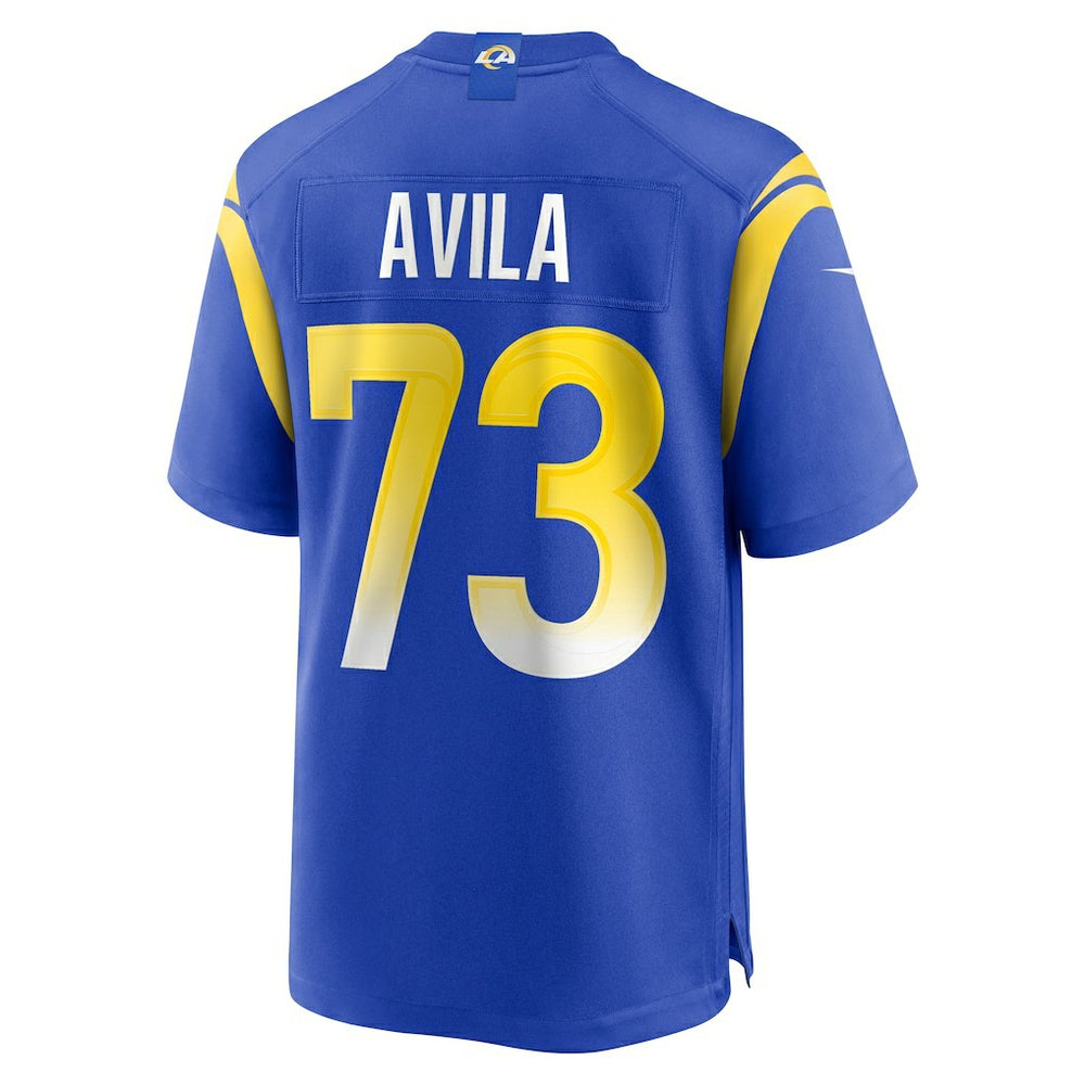 Steve Avila Los Angeles Rams Home Game Jersey - Royal Jerseys
