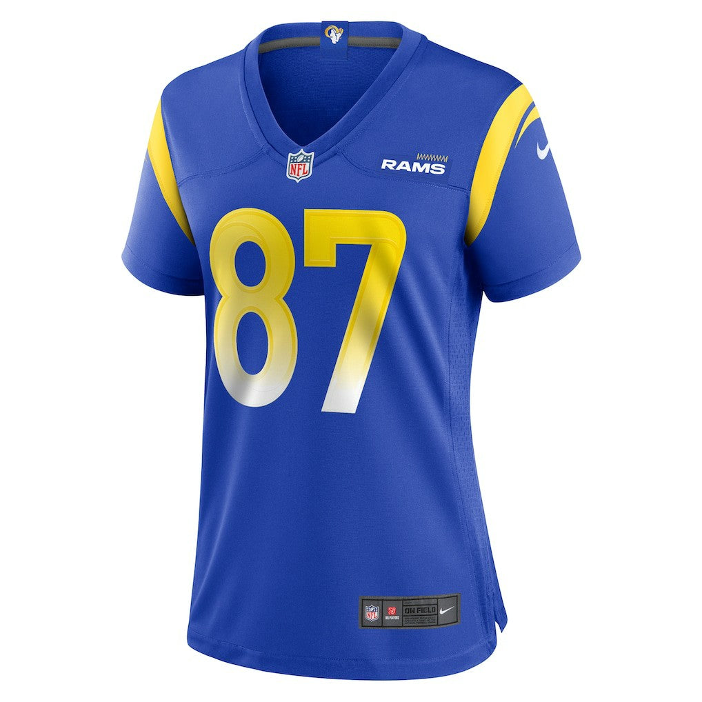 Davis Allen Los Angeles Rams Women's Home Game Jersey - Royal Jerseys