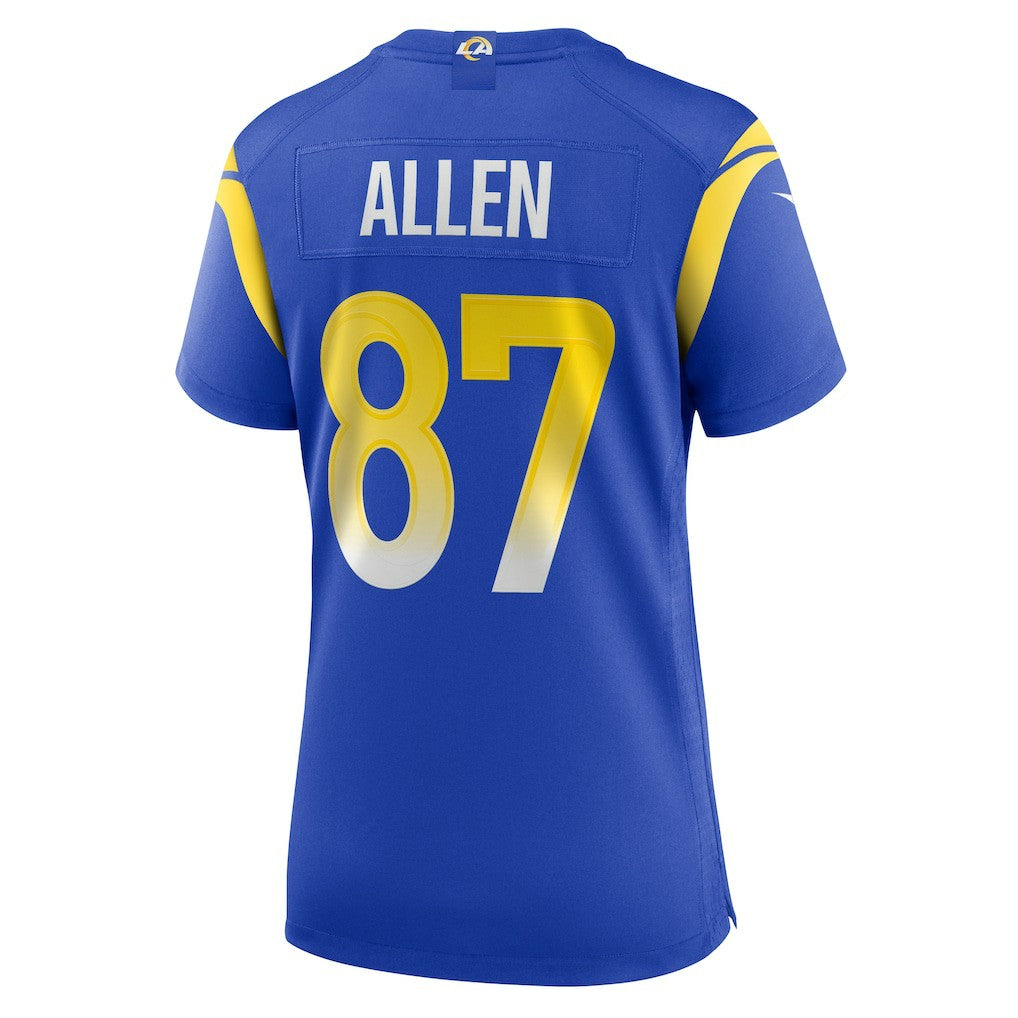 Davis Allen Los Angeles Rams Women's Home Game Jersey - Royal Jerseys