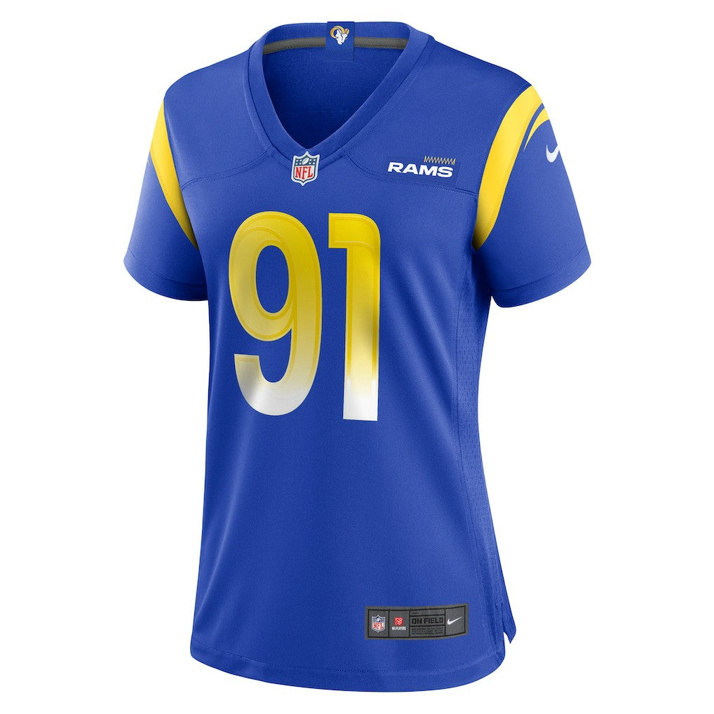 Kobie Turner Los Angeles Rams Women's Home Game Jersey - Royal Jerseys