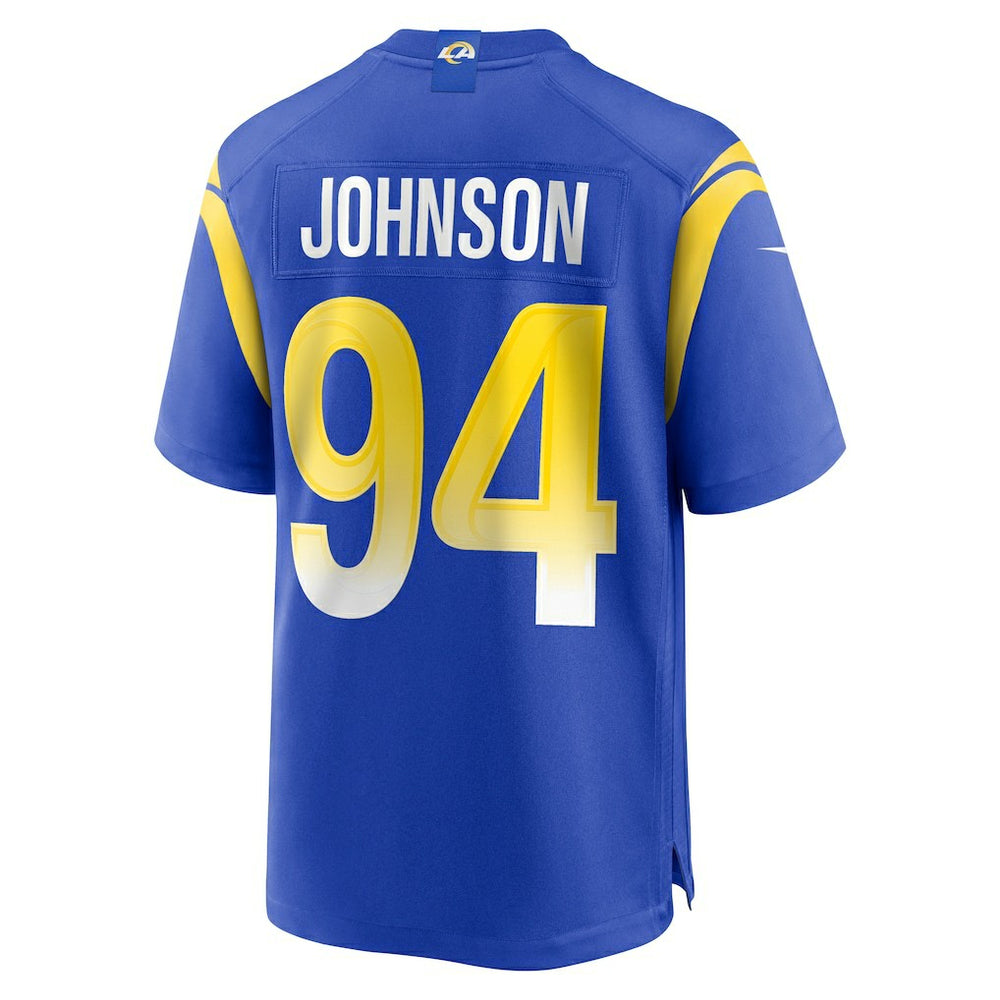 Desjuan Johnson Los Angeles Rams Home Game Jersey - Royal Jerseys