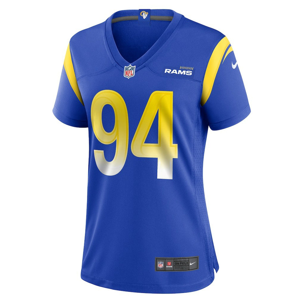 Desjuan Johnson Los Angeles Rams Women's Home Game Jersey - Royal Jerseys