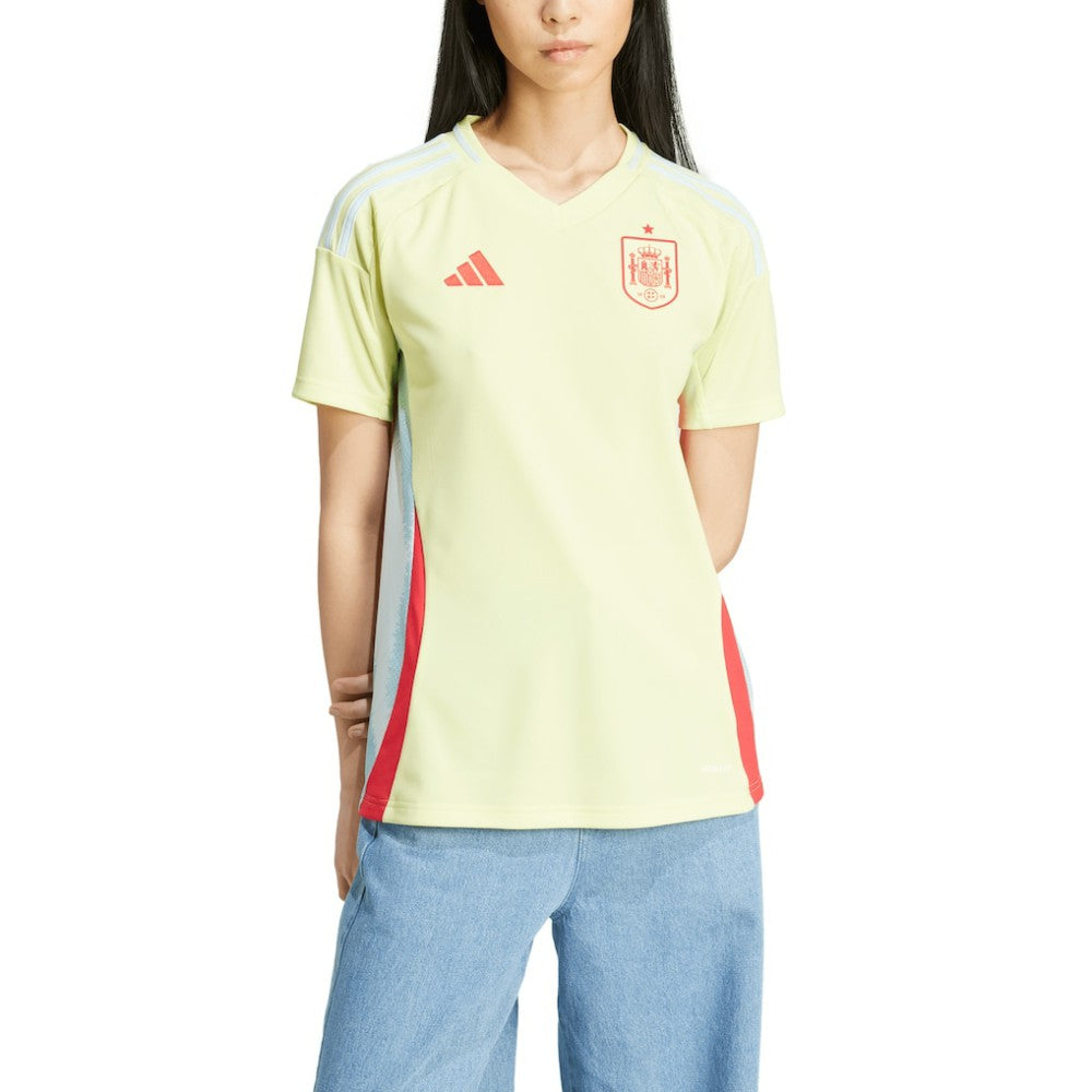 Spain National Team Women's 2024 Away Replica Jersey Yellow - Adidas