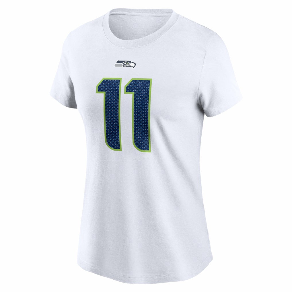 Jaxon Smith-Njigba Seattle Seahawks Women's Player Name & Number T-Shirt - White T-shirts