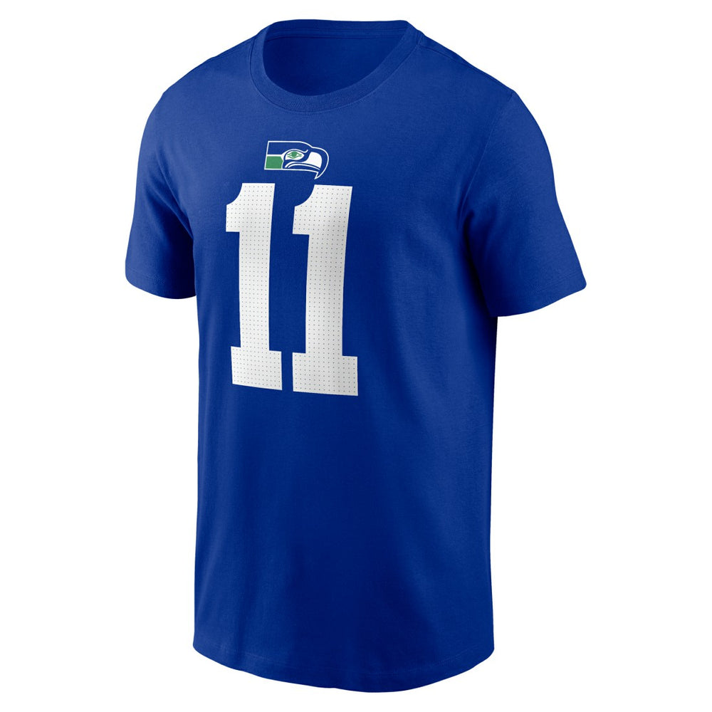 Jaxon Smith-Njigba Seattle Seahawks Player Name & Number T-Shirt - Royal T-shirts
