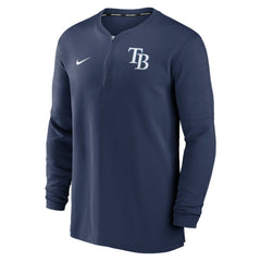Tampa Bay Rays Nike Authentic Collection Game Time Performance Quarter-Zip Top - Navy Tops