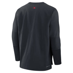 Cleveland Guardians Nike Authentic Collection Player Dri-FIT Lightweight Pullover - Navy Pullover