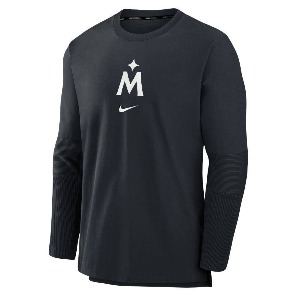 Minnesota Twins Nike Authentic Collection Player Dri-FIT Lightweight Pullover - Navy Pullover