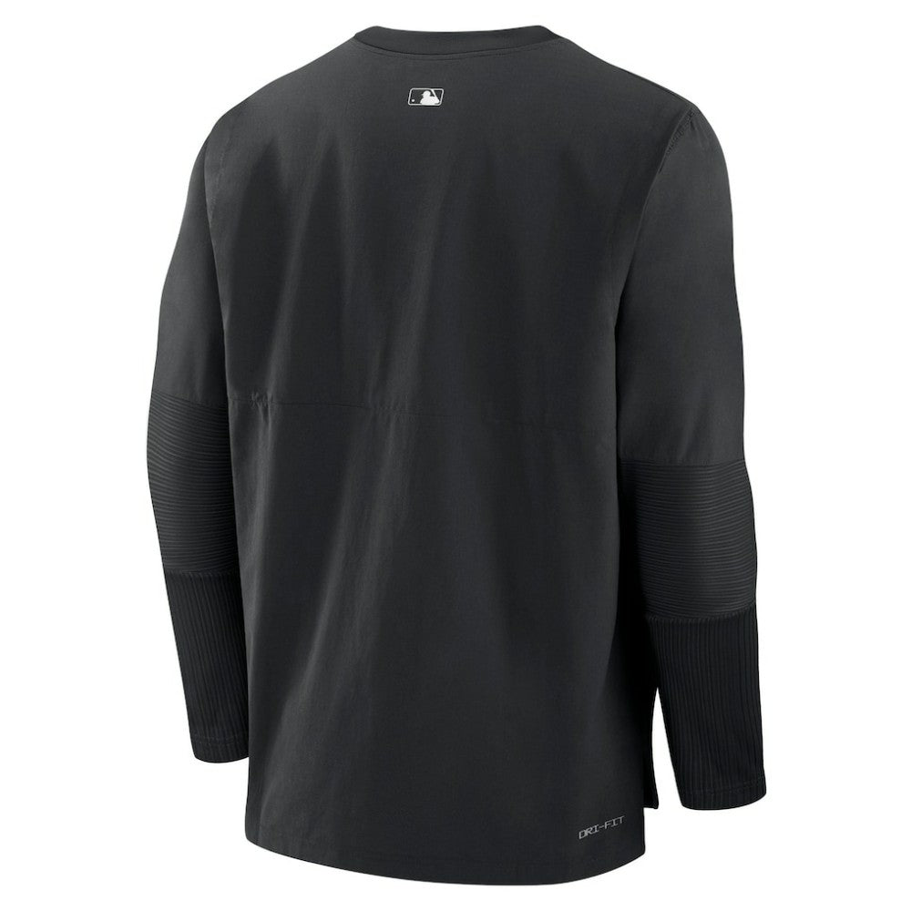 Chicago White Sox Nike Authentic Collection Player Dri-FIT Lightweight Pullover - Black Pullover