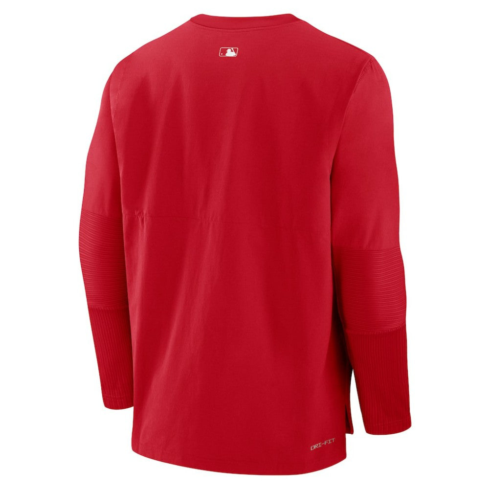 St. Louis Cardinals Nike Authentic Collection Player Dri-FIT Lightweight Pullover - Red Pullover