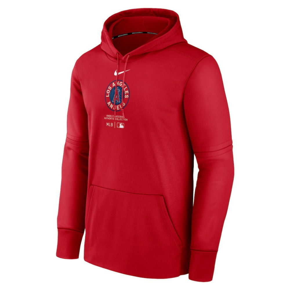 Los Angeles Angels Nike Authentic Collection City Connect Practice Performance Pullover Hoodie - Red Hoodies