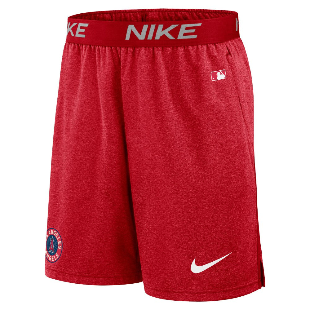 Los Angeles Angels Nike City Connect Authentic Collection Performance Practice Shorts - Red Shorts