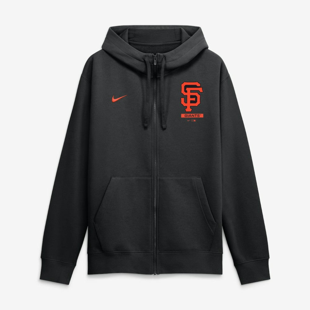San Francisco Giants Nike Primetime Lockup Full-Zip Hoodie - Black Hoodies