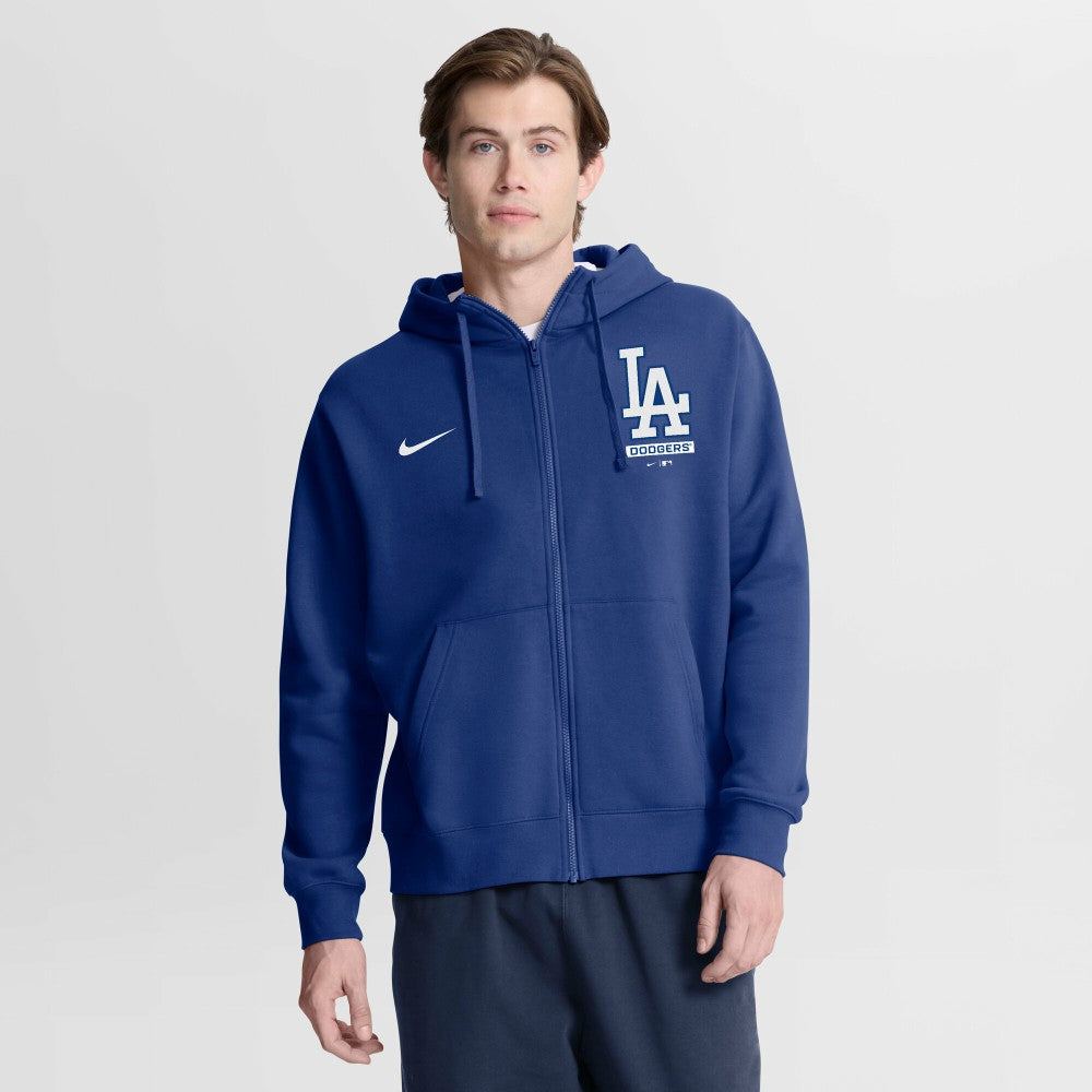 Los Angeles Dodgers Nike Primetime Lockup Full-Zip Hoodie - Royal Hoodies