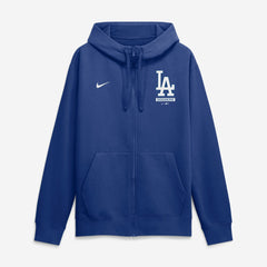 Los Angeles Dodgers Nike Primetime Lockup Full-Zip Hoodie - Royal Hoodies