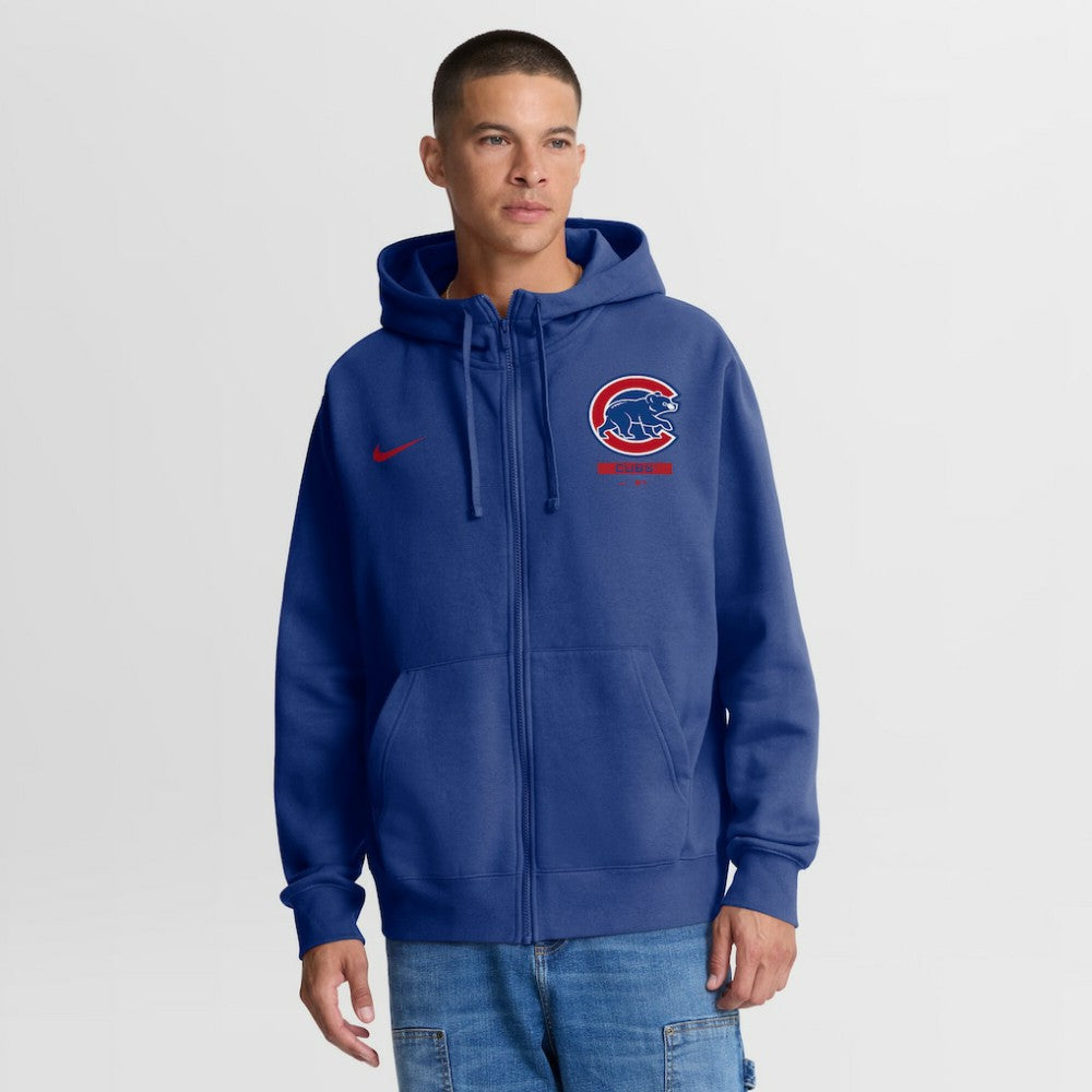 Chicago Cubs Nike Primetime Lockup Full-Zip Hoodie - Royal Hoodies