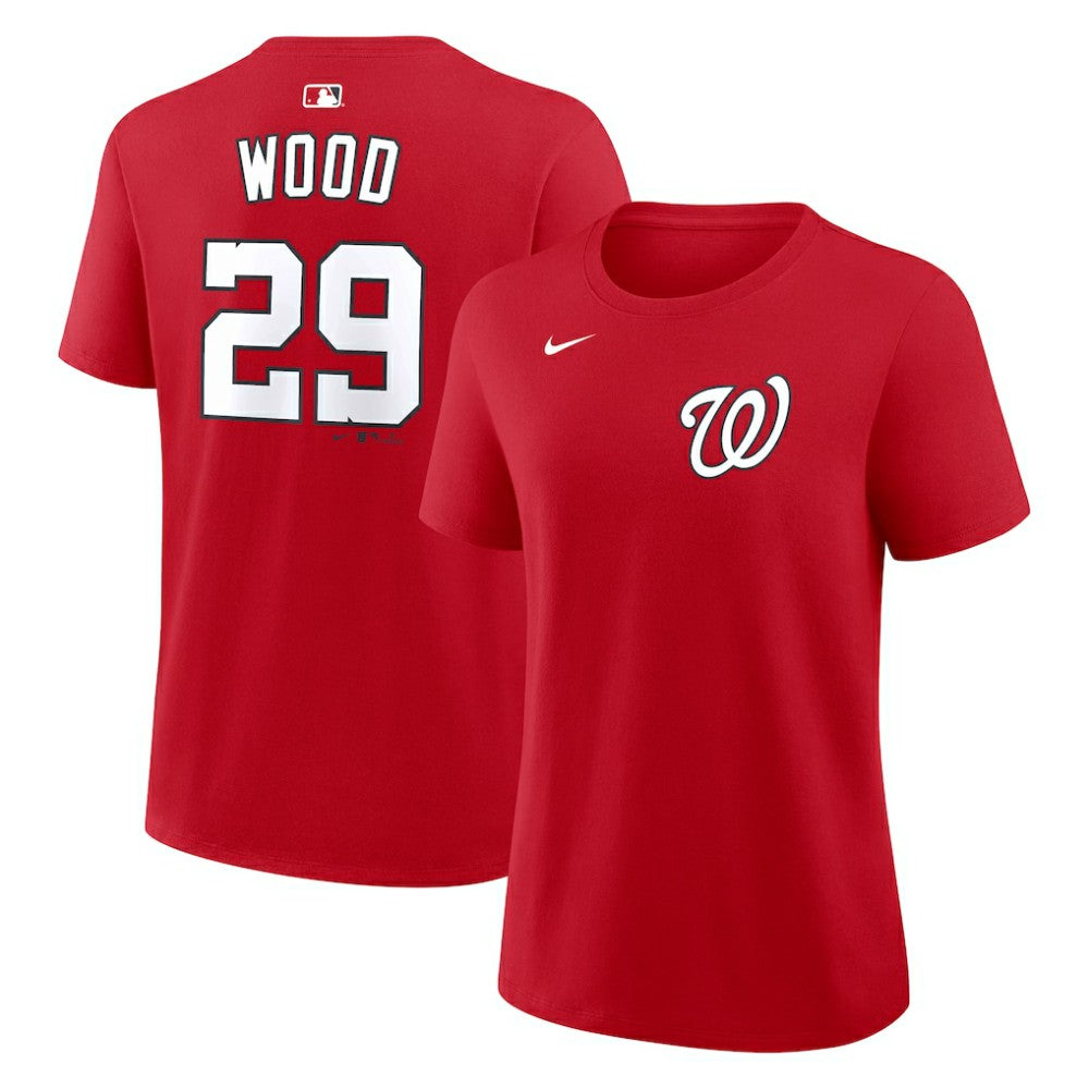 James Wood Washington Nationals Nike Women's Name & Number T-Shirt - Red T-shirts