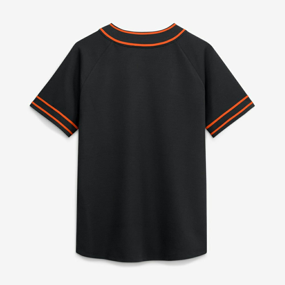 San Francisco Giants Fanatics Women's Diva Race Ahead Raglan V-Neck T-Shirt - Black T-shirts