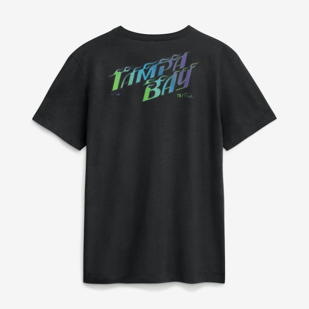 Tampa Bay Rays Nike City Connect 2-Hit T-Shirt - Black T-shirts