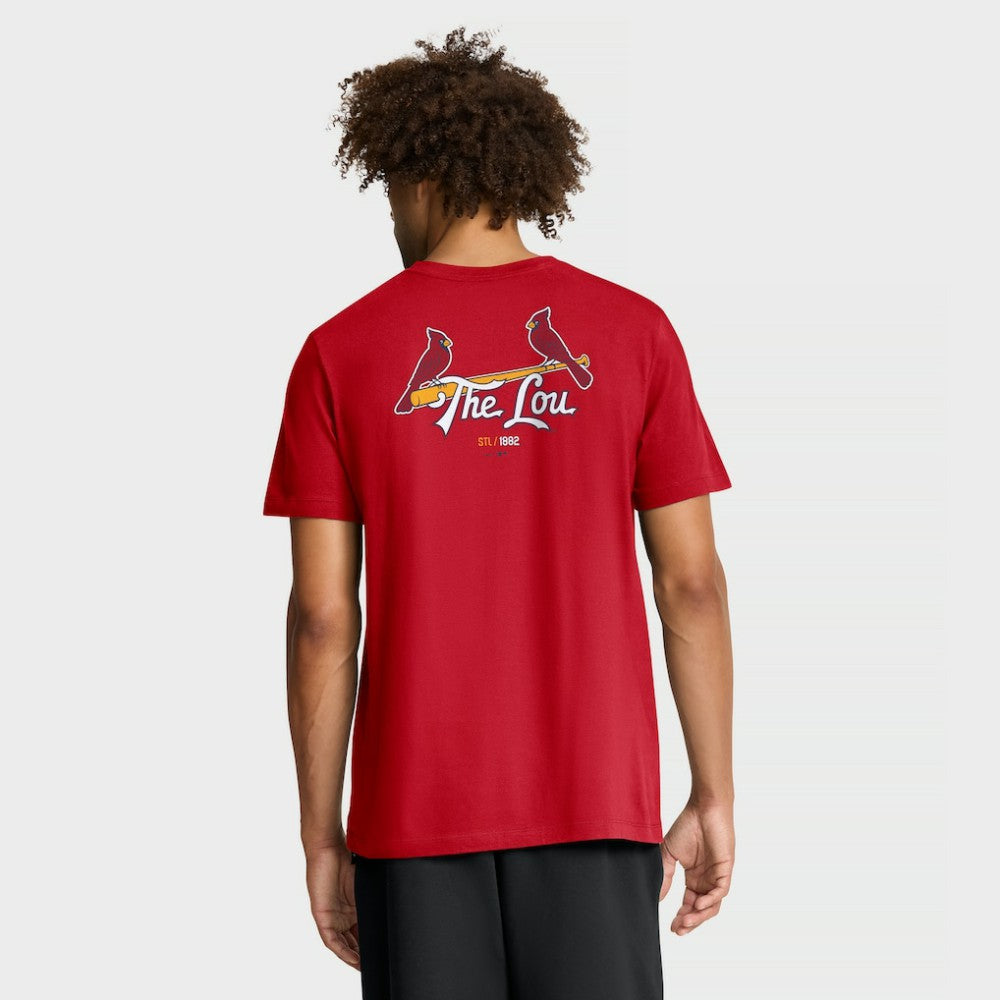 St. Louis Cardinals Nike City Connect 2-Hit T-Shirt - Red T-shirts
