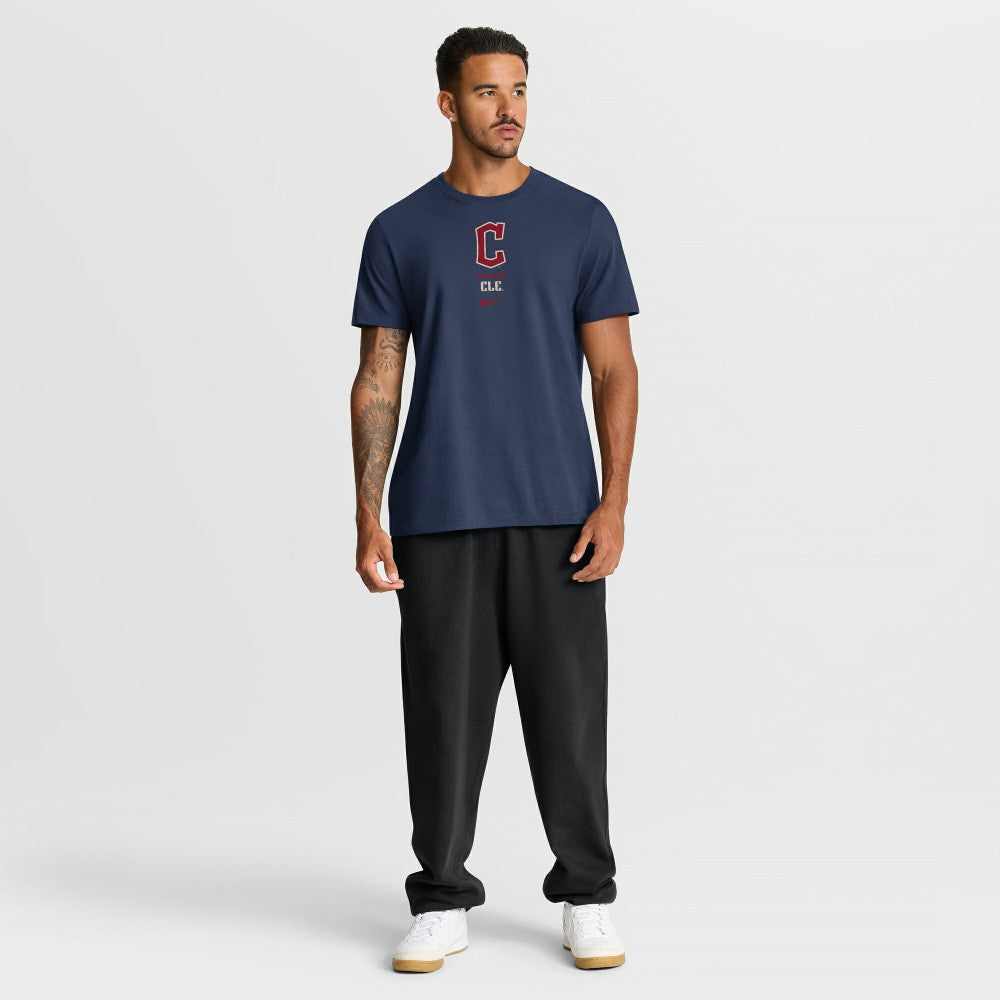 Cleveland Guardians Nike City Connect 2-Hit T-Shirt - Navy T-shirts