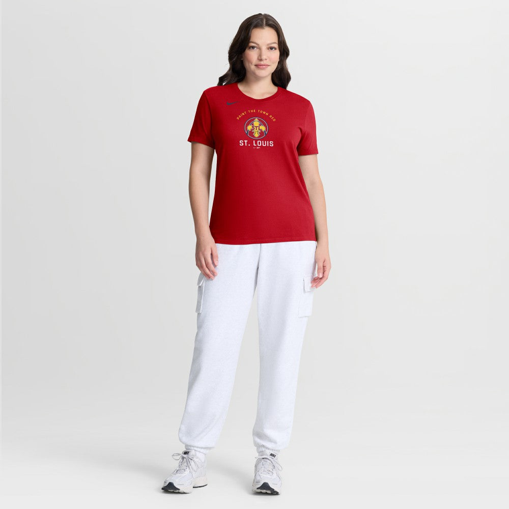 St. Louis Cardinals Nike Women's City Connect Arch T-Shirt - Red T-shirts