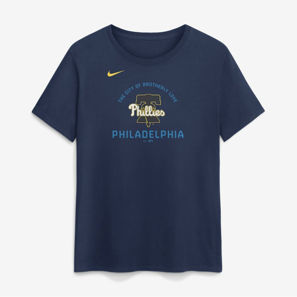 Philadelphia Phillies Nike Women's City Connect Arch T-Shirt - Navy T-shirts