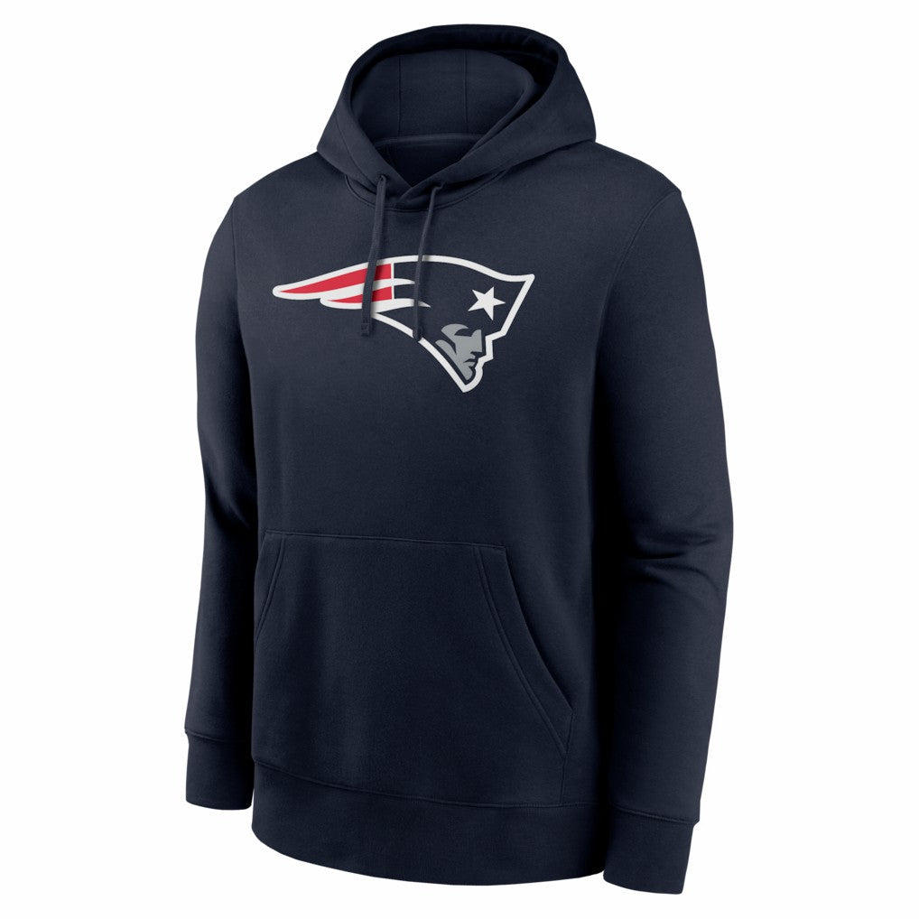 Drake Maye New England Patriots Player Name & Number Fleece Hoodie - Navy Hoodies