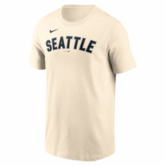 Seattle Mariners Nike Alternate Wordmark T-Shirt - Cream T-shirts
