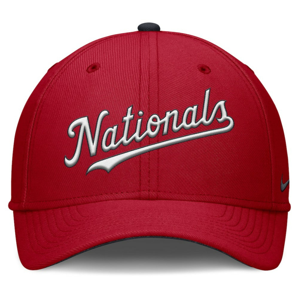 Washington Nationals Nike Primetime Rise Dri-FIT Flex Hat - Red Hats