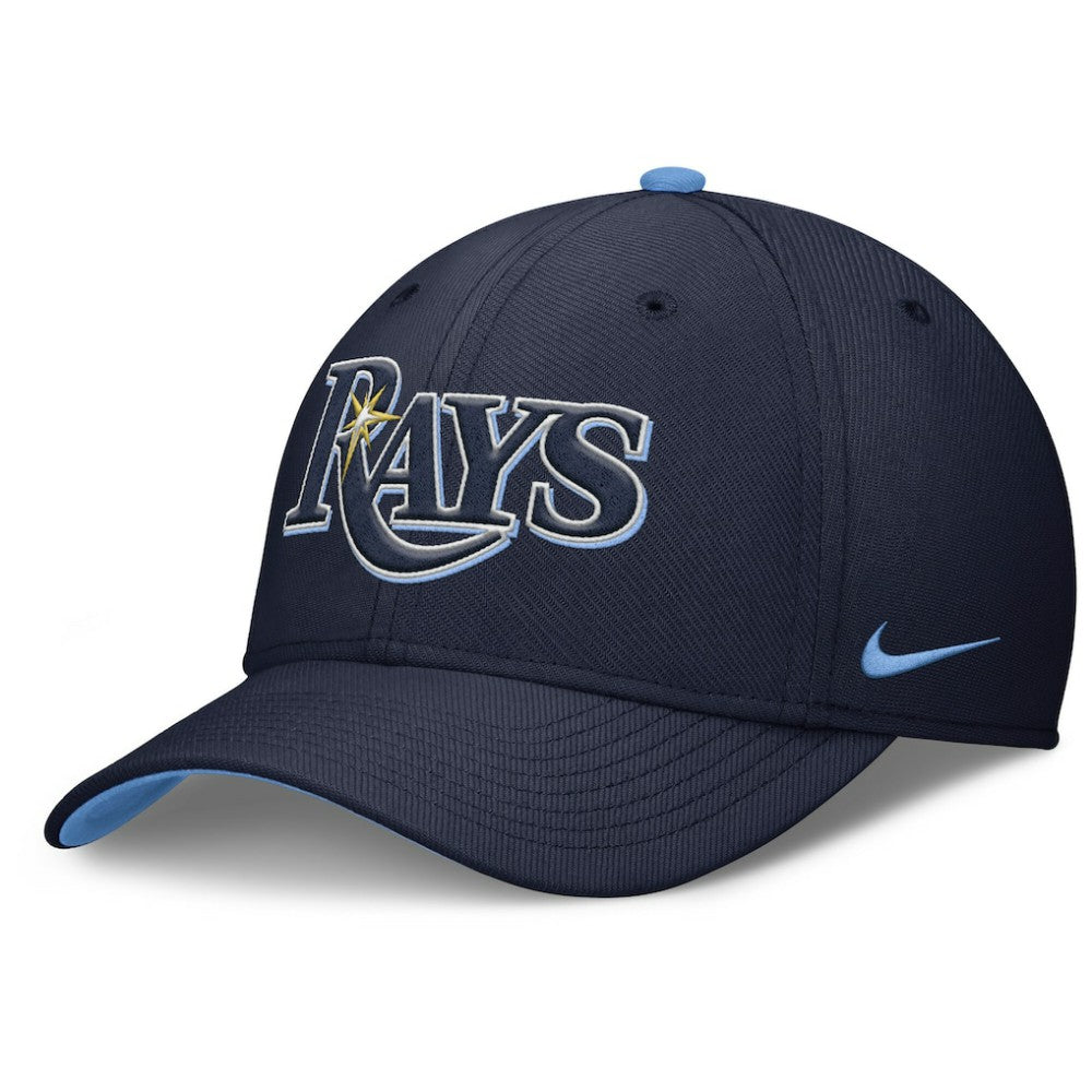 Tampa Bay Rays Nike Primetime Rise Dri-FIT Flex Hat - Navy Hats