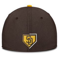 San Diego Padres Nike Primetime Rise Dri-FIT Flex Hat - Brown Hats