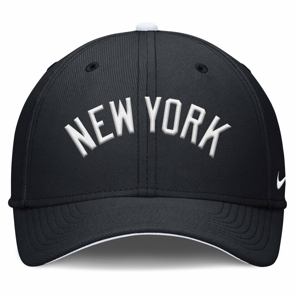 New York Yankees Nike Primetime Rise Dri-FIT Flex Hat - Navy Hats