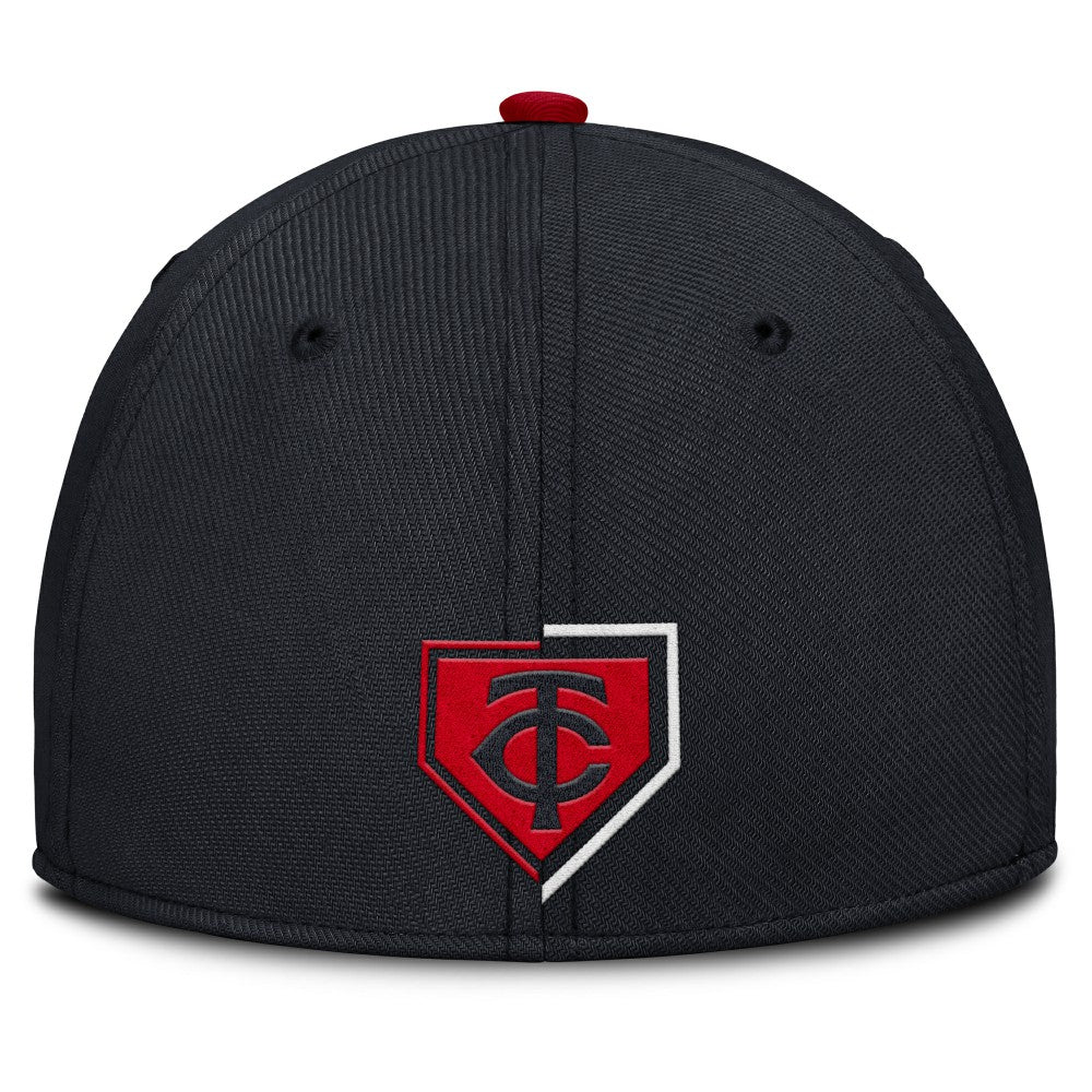Minnesota Twins Nike Primetime Rise Dri-FIT Flex Hat - Navy Hats