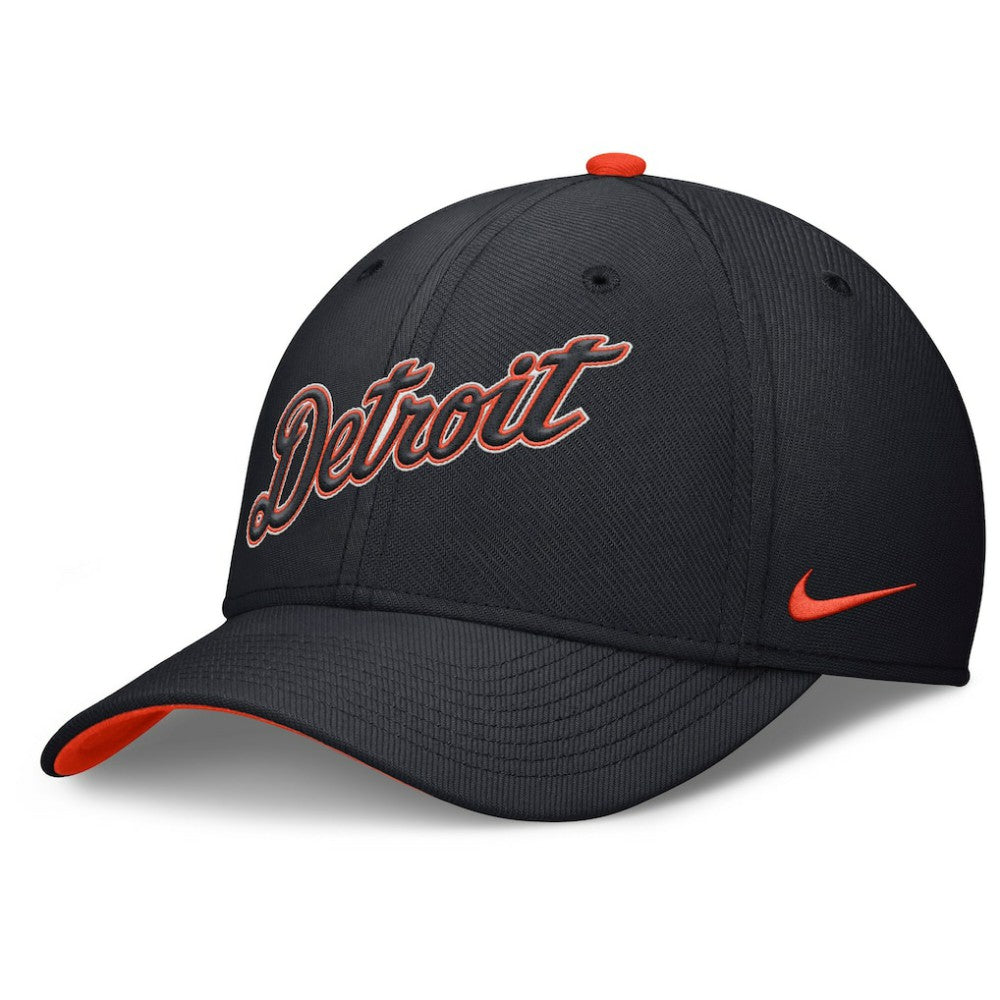 Detroit Tigers Nike Primetime Rise Dri-FIT Flex Hat - Navy Hats