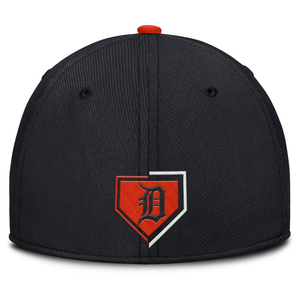 Detroit Tigers Nike Primetime Rise Dri-FIT Flex Hat - Navy Hats