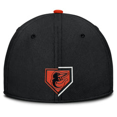Baltimore Orioles Nike Primetime Rise Dri-FIT Flex Hat - Black Hats
