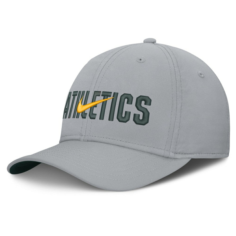 Athletics Nike Primetime Rise Dri-FIT Flex Hat - Gray Hats