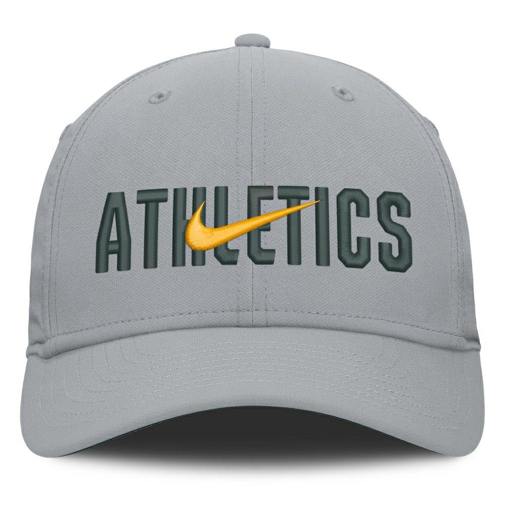 Athletics Nike Primetime Rise Dri-FIT Flex Hat - Gray Hats