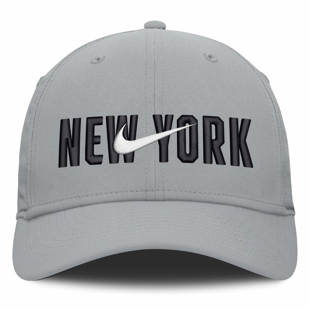 New York Yankees Nike Primetime Rise Dri-FIT Flex Hat - Gray Hats